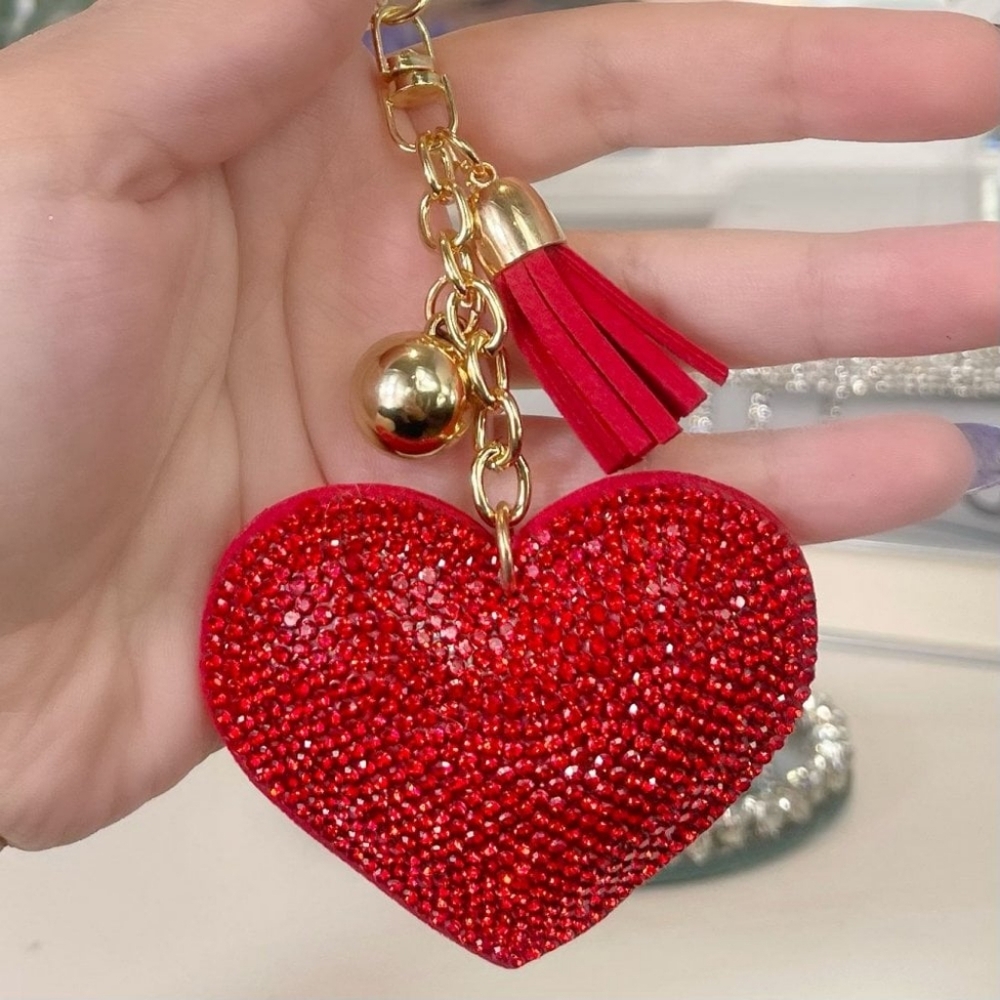 Red Heart Keyring